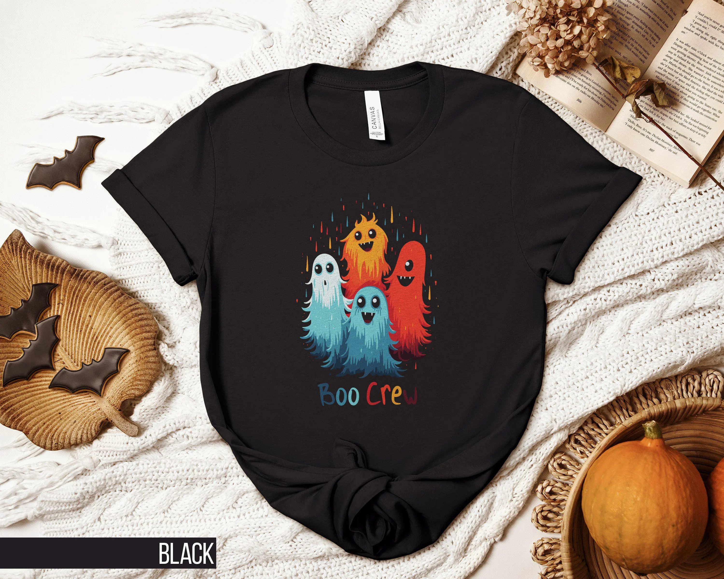 Футболка Boo Crew на Хэллоуин милая группа призраков забавная вечеринка жуткий
