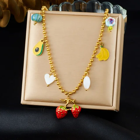 MEYRROYU кулон из нержавеющей стали с эмалью