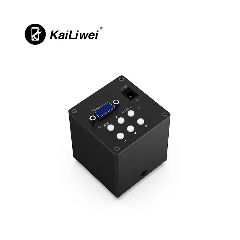 Kailiwei 2.0MP VGA Output HD Digital Electronic camera  For C-mount Trinocular Stereo Microscope for phone repair