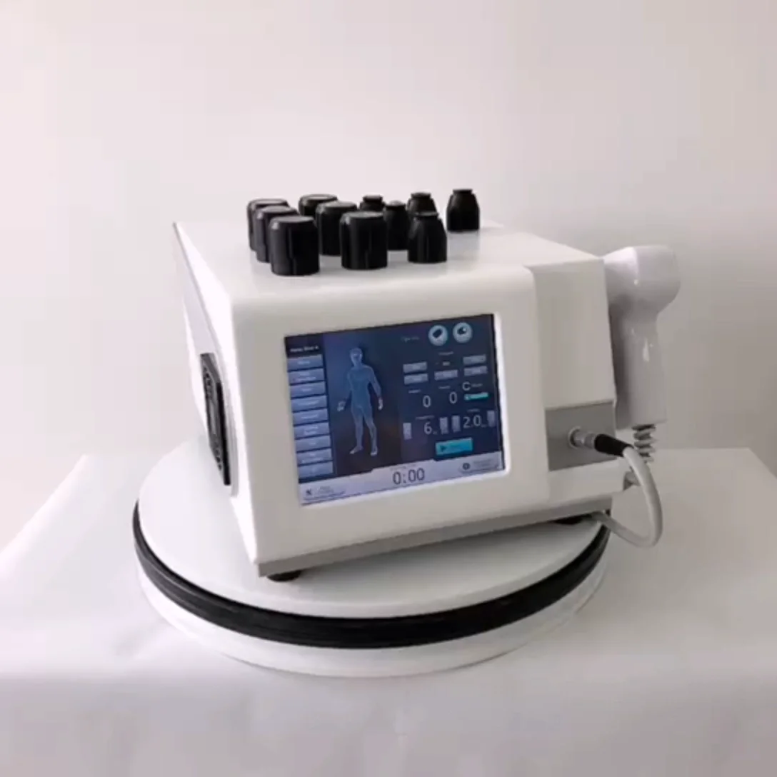 

Portable focused extracorporeal shockwave therapy machine for ed