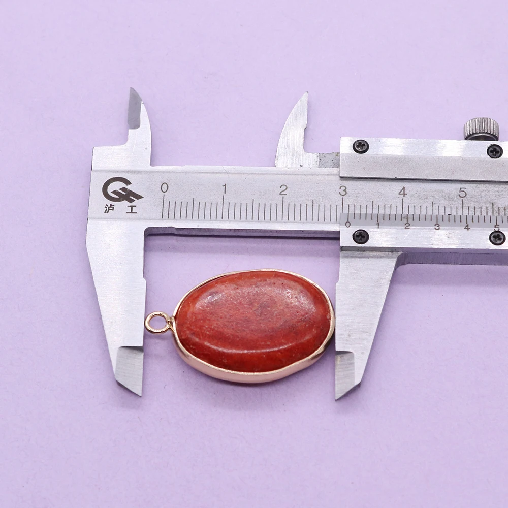 Подвеска из натурального бамбука кораллов овальная фотография изысканные