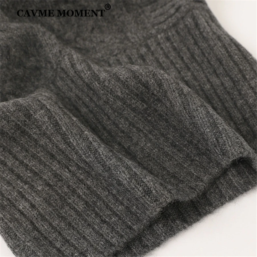 Зимние кашемировые шапки CAVME, облегающие шапки, шапки для женщин и мужчин, однотонная вязаная шапка цвета хаки, шапка, 99% кашемир, 156 г (art.: 7ac131aea) - 7ac131aea
