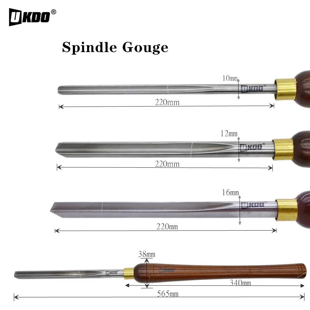 Набор токарных резцов UCDO из быстрорежущей стали для дерева Шпиндельный Режущий