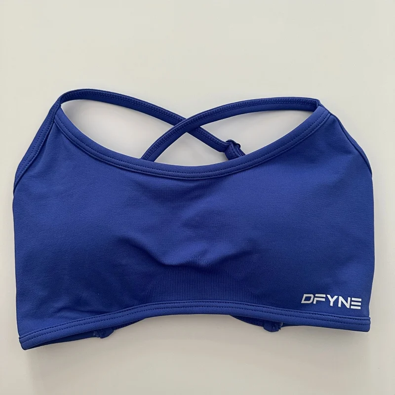 Dfyne динамический спортивный бюстгальтер с открытой спиной женский бесшовный для