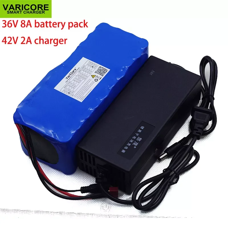 

Аккумуляторная батарея VariCore 36 В, 8 Ач, 10S4P 18650, модифицированные велосипеды, защита 36 В для электромобиля с зарядным устройством BMS + 2A