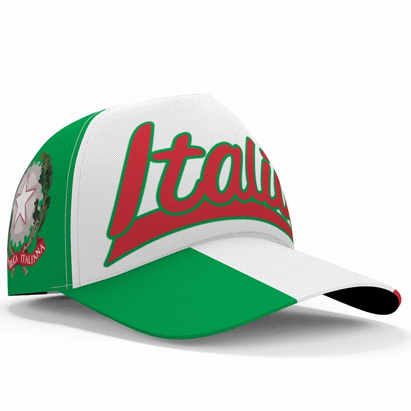 Gorra de béisbol Italiana con nombre personalizado, sombrero con logotipo del equipo, de viaje, país, pesca, País ITALIANO, Bandera de Italia