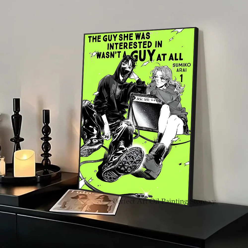 Kininatteru Hito Ga Otoko Janakatta постер для дома спальни входа кафе художественное украшение