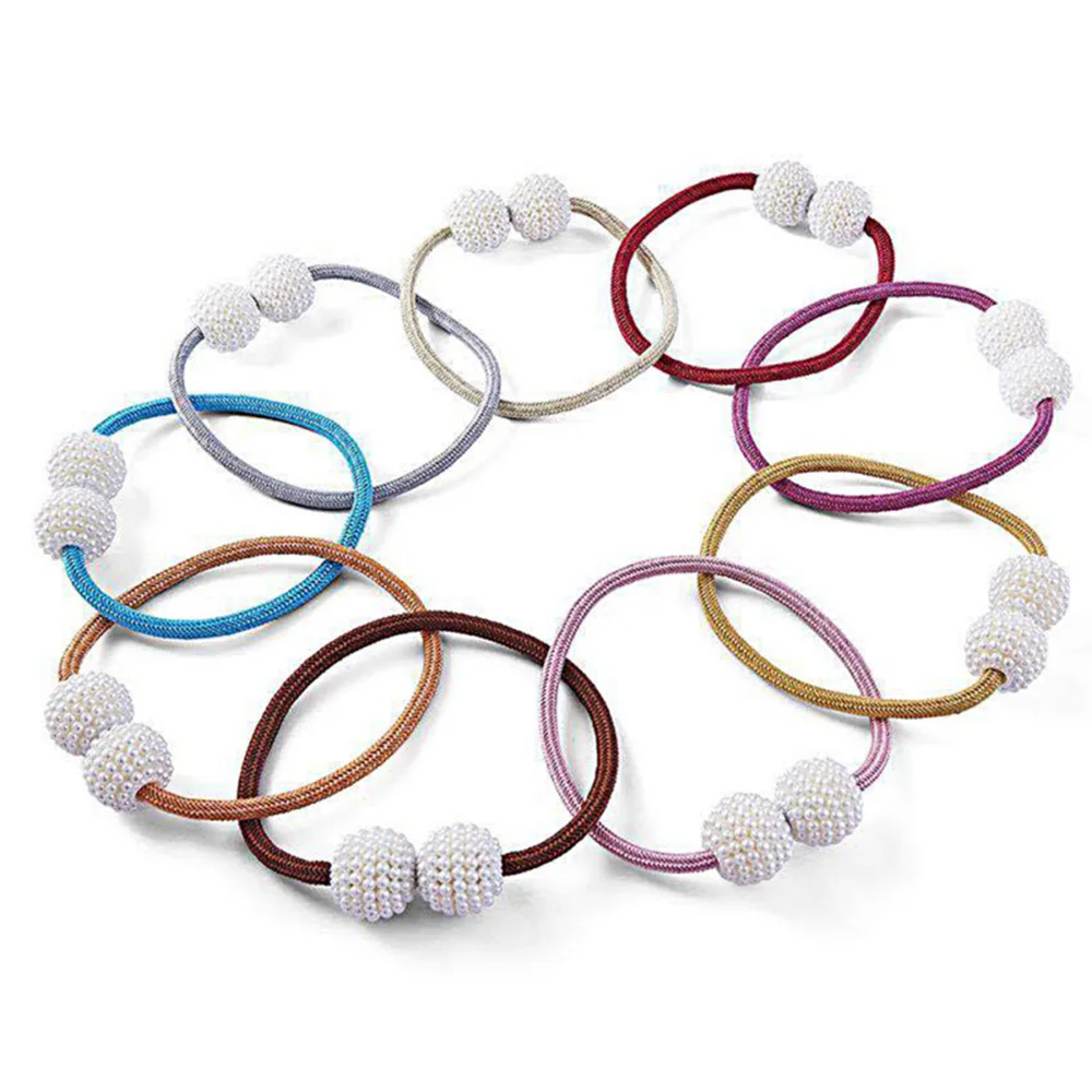

Pearl Curtain Buckle Lashing Rope For Fixing Curtains Magnet Buckle Magnet Curtain Magnetic Buckle Curtain Accessories