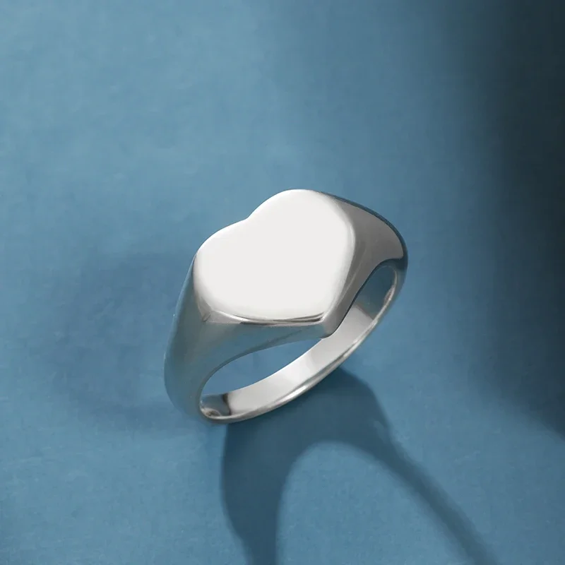 

Heart-shaped rings for women sterling silver S925 fashion classic ring design jewelry birthday gift for girlfriend