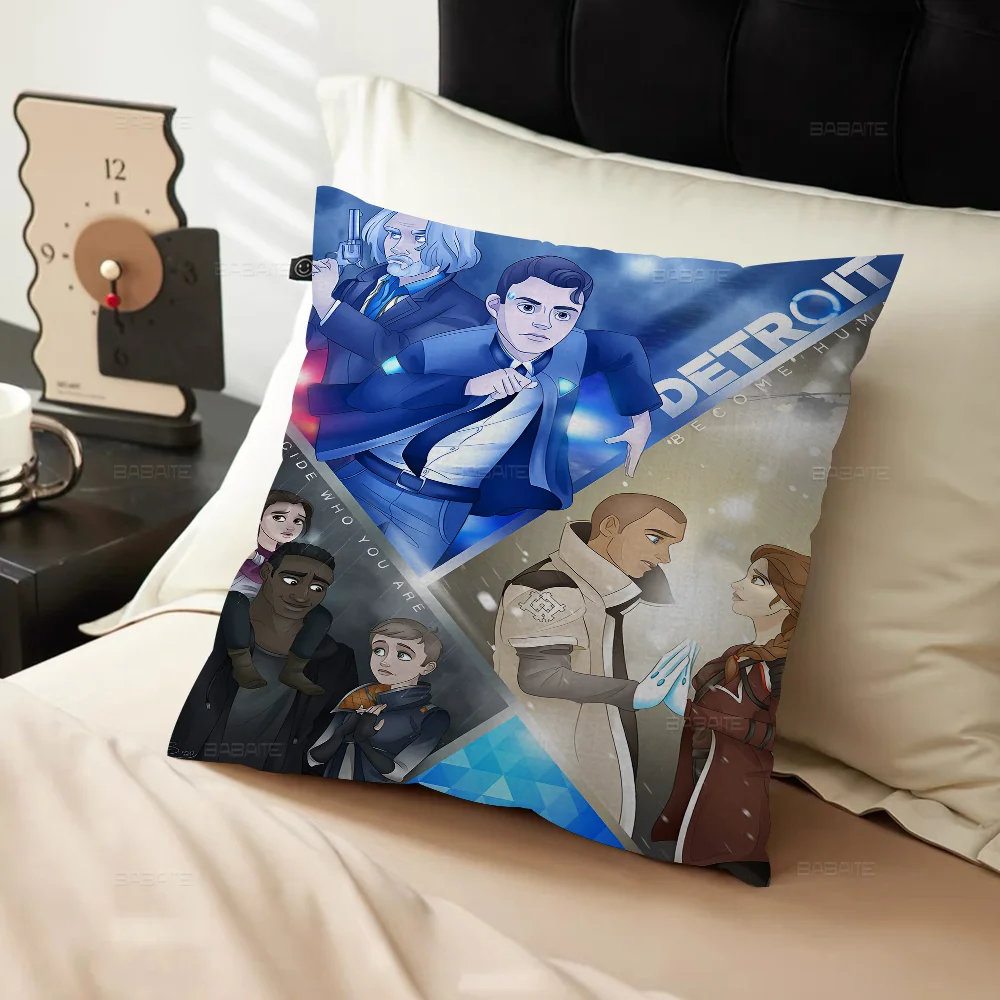 Наволочка Detroit Become Human в стиле аниме Toon подарочный чехол для подушки спальни дома