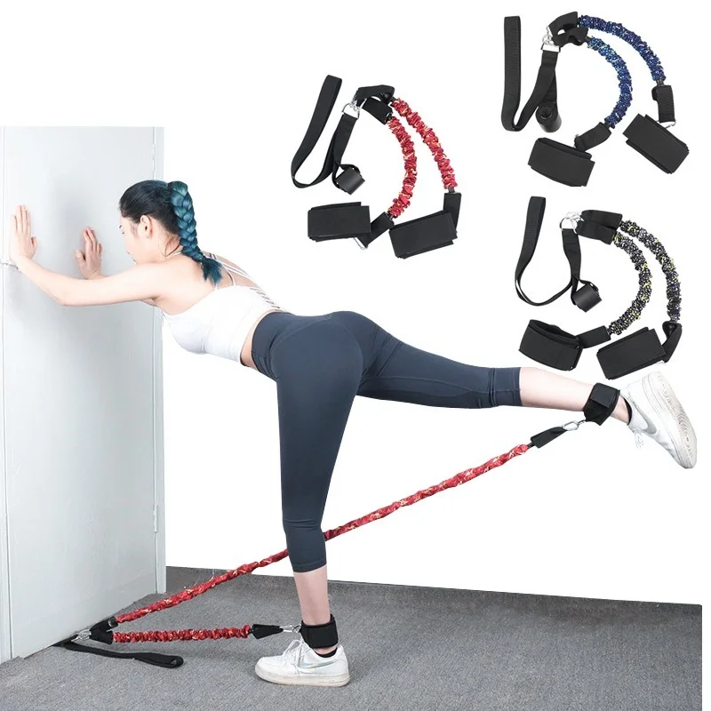 

Training Resistance Bands Legs Glute Strength Strengthening Drawcord Strap System Cable Machine Gym Home Workout Fitness