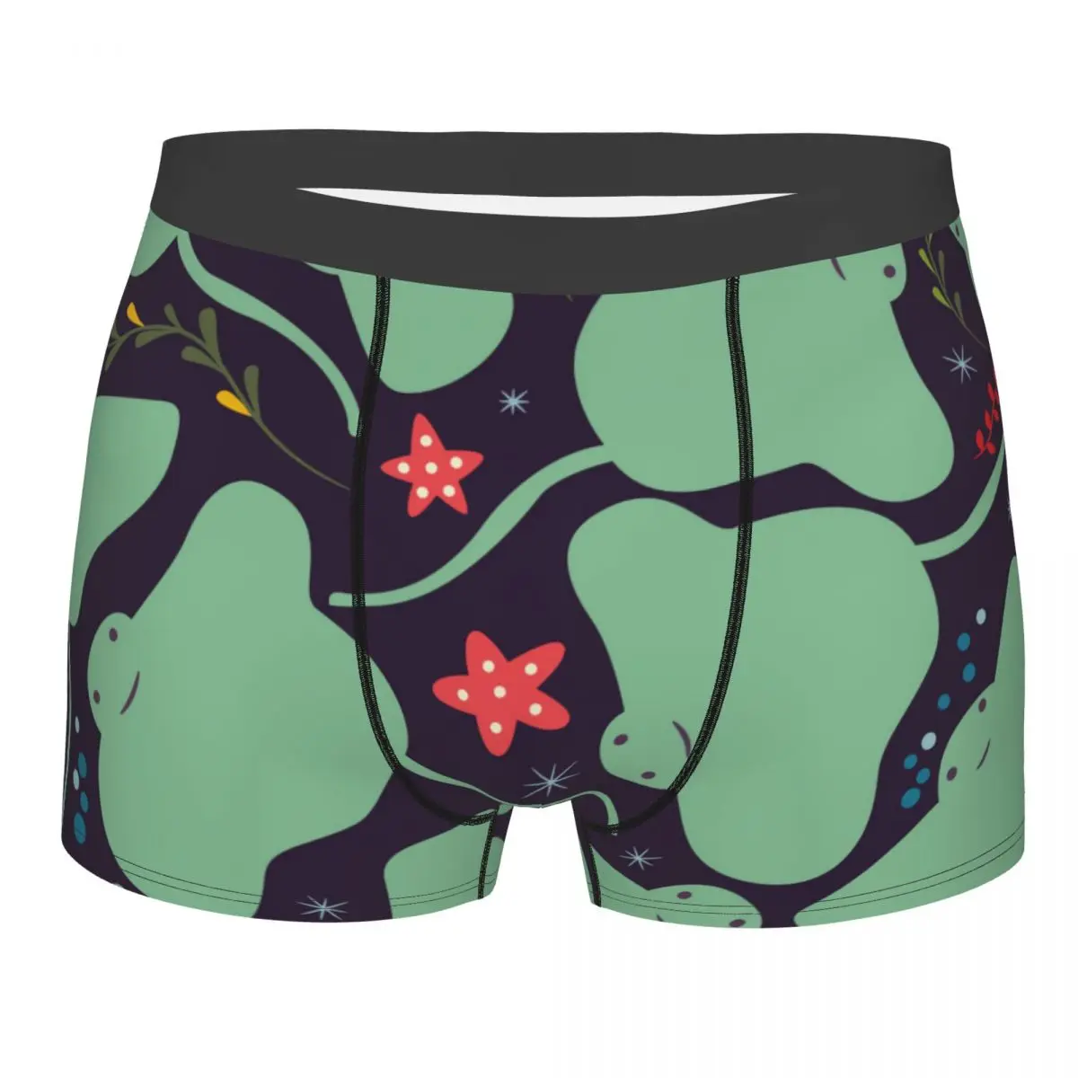 

Men's Underwear Underpants Cute Rays Pattern Men Boxer Shorts Elastic Male Panties