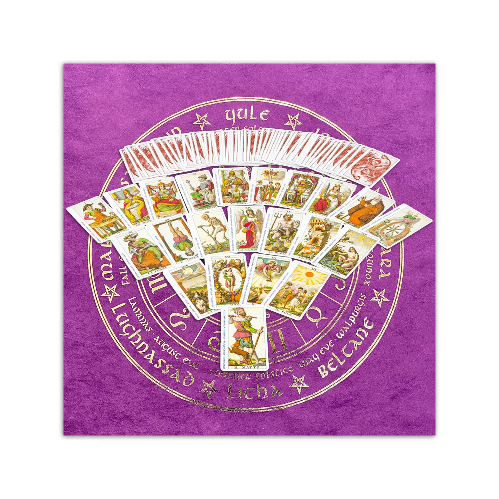 

Altar Tarot Card Cloth Divination Cards Tablecloth Alter Pagan Spiritual Celestial Deck Cover Retro Witchcraft Astrology Tapestr