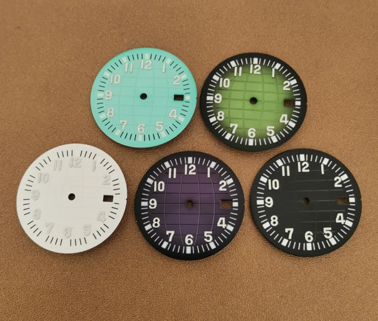 

32mm Green Luminous Watch Dial Fits NH35/NH36/4R/7S Movement