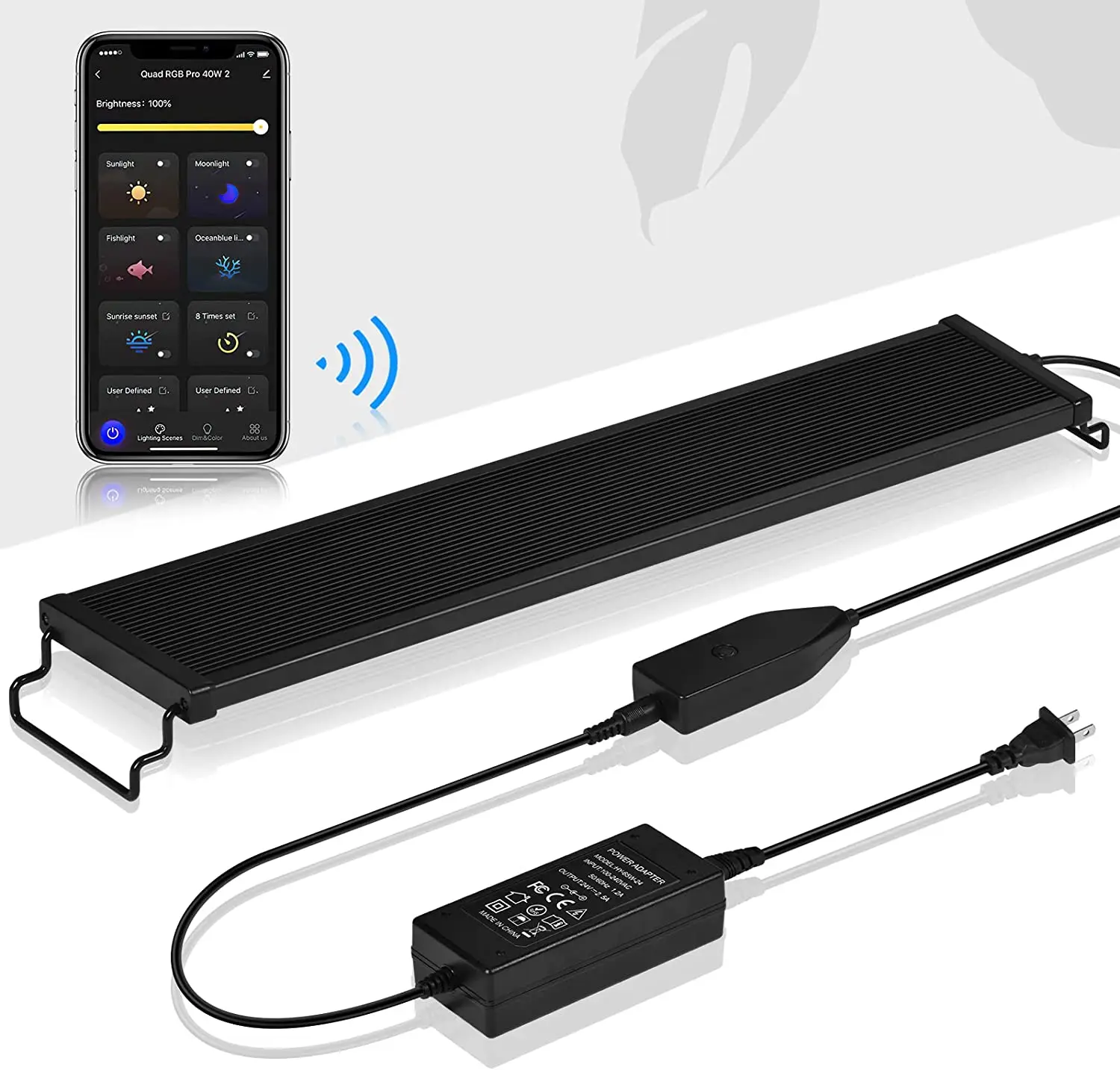 Смарт-приложение для управления освещением аквариума восходом и закатом