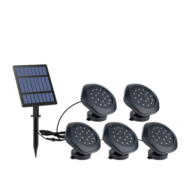 

Solar Led Underwater Light RGB Color Changing Swimming Pool Spotlight Lamp for Outdoor Patio Lawn Pond Fountain Landscape Decor