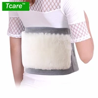 tcare 1 piece health care warm belt waist protector wool warm waist brace elastic breathable waist belt support abdomen