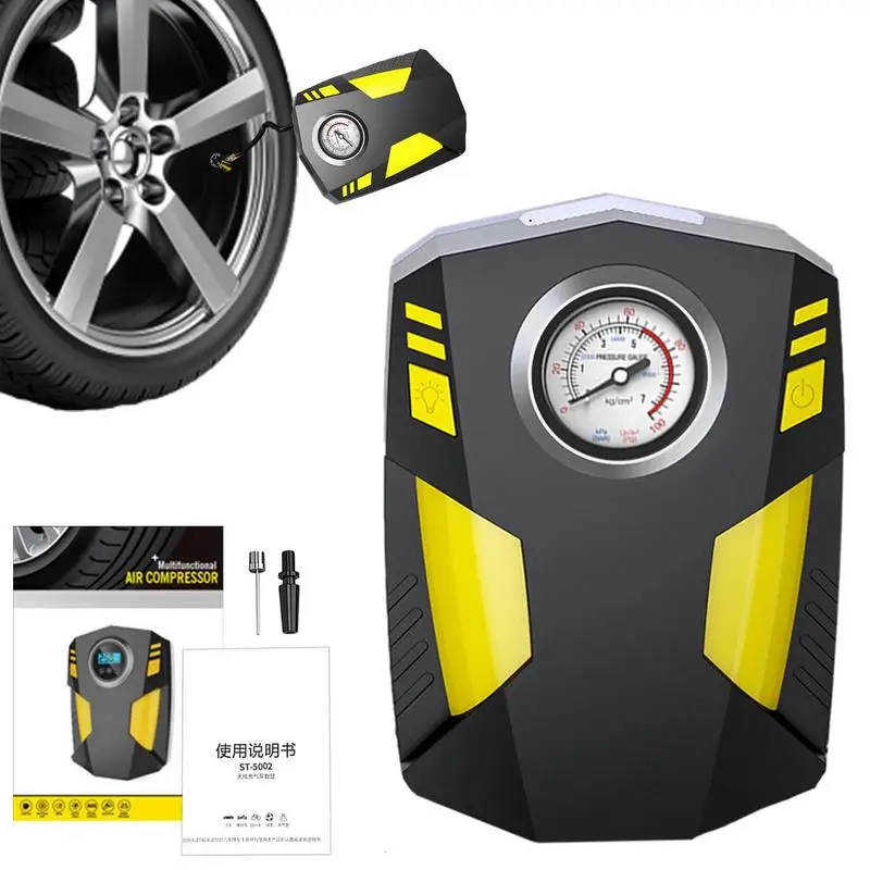 

Цифровой насос для шин DC 12 В, автомобильный портативный воздушный компрессор 120 Вт, аналогичный автомобильный воздушный компрессор для автомобилей, мотоциклов, велосипедов