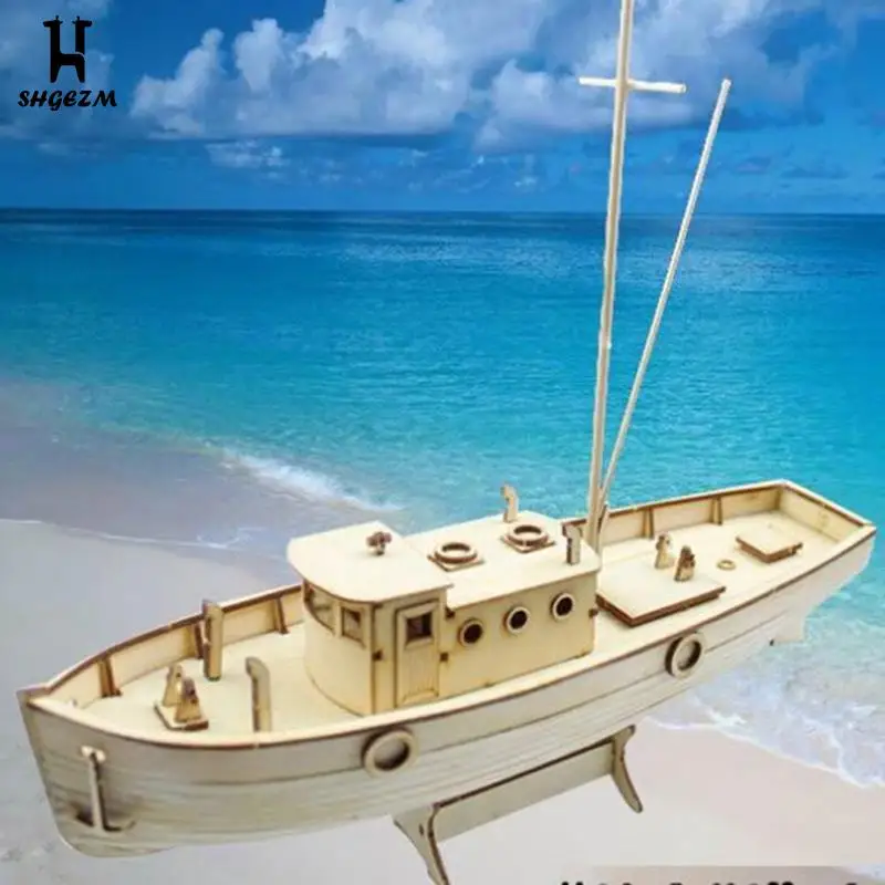 

1/30 Nurkse Assembly Wooden Sailboat DIY Wooden Kit Puzzle Toy Sailing Model Ship Gift for Children and Adult