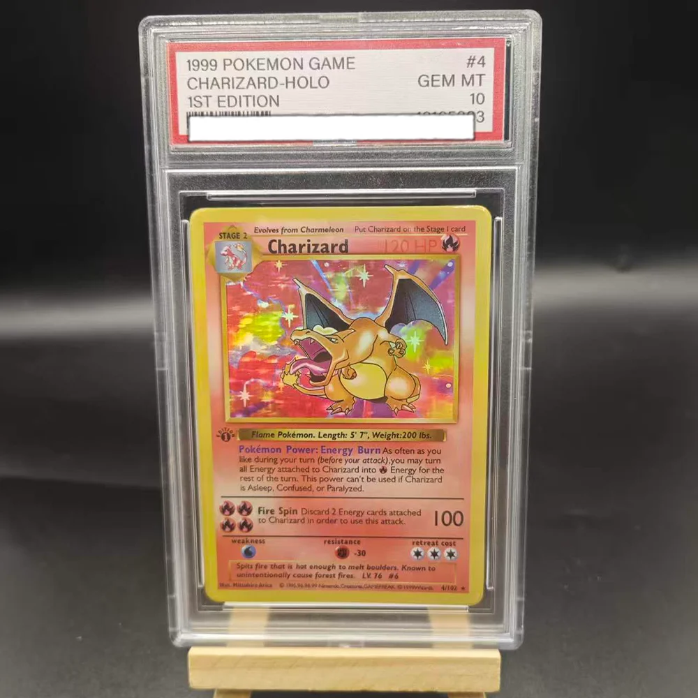Фото Коллекционная карта для игры PTCG DIY 1999, английская версия, 1ST VENUSAUR-HOLO Mewtwo-Holo, рейтинг 10 баллов, аниме-карта, подарок, игрушка №3