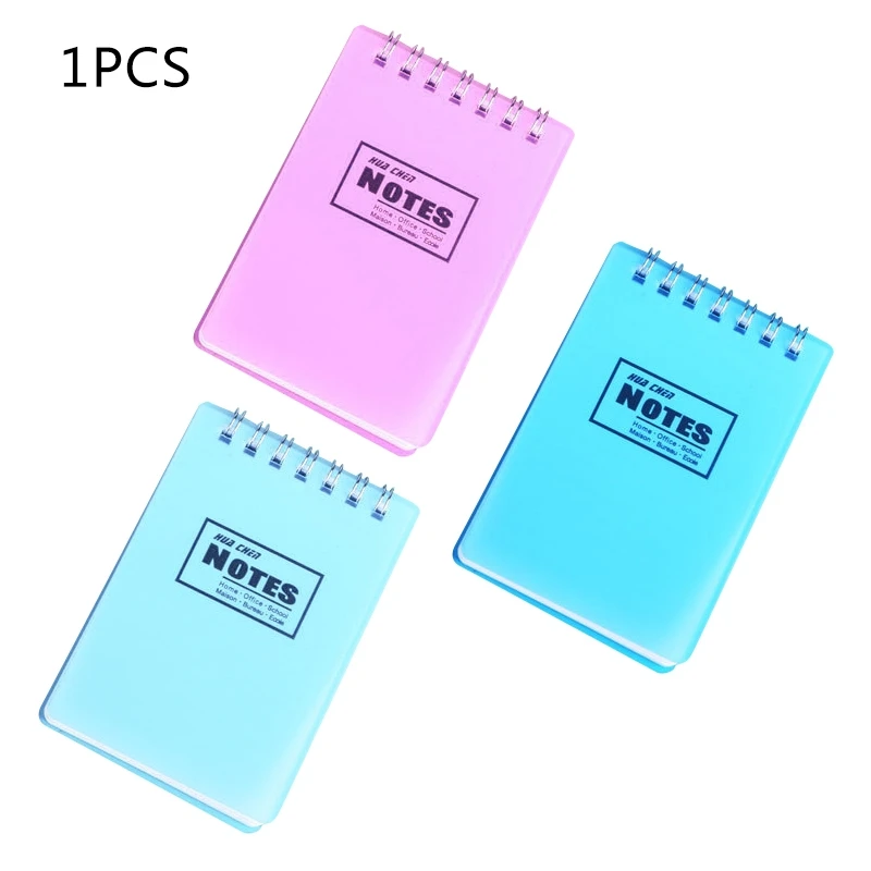 

E9LB Mini Spiral Notepad Wide Lined Spiral Notebook Pocket Journal Planner 42 Sheets Tearable for School Student Teacher