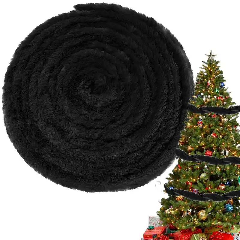 Рождественская декоративная лента ткань рулон Женская рождественская белая для