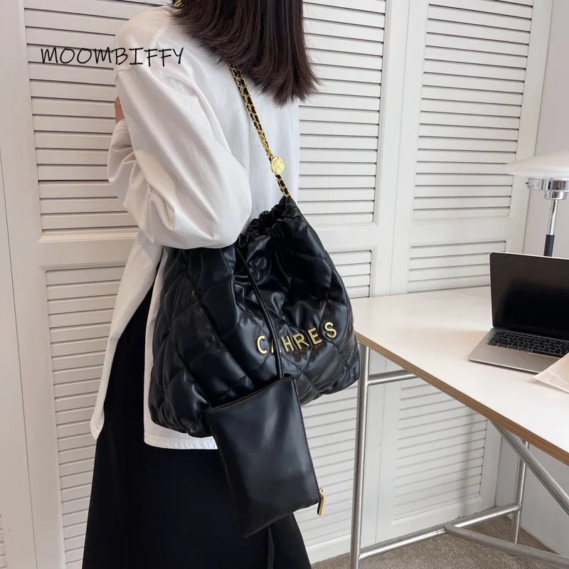 

Diamond Lattice Women Bag 2022 Trend Bags for Women Luxury Designer Handbag Woman Handbags Drawstring Shoulder Bags Bolsos Mujer