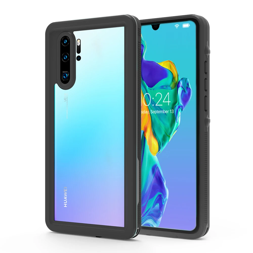 Фото Для Huawei P30 Pro бронированный чехол 360 полная защита IP68 Водонепроницаемый чехол для Huawei P20 Lite Nova3E противоударный защитный чехол №1