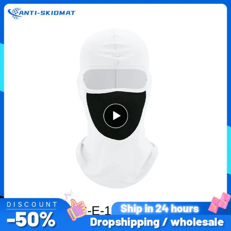

1PCS Motorcycle Sun Protection And Dustproof Headgear Riding Hat Hood Windproof Outdoor Tactical Riding Hood Mask Mask Dust Mask