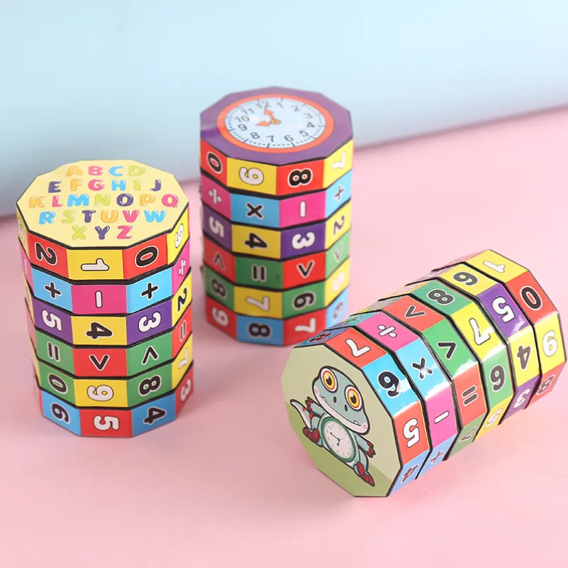 

Montessori Toys Early Learning Math Puzzle Toy Preschool Teaching Aids Intelligence Numbers DIY Assembling Puzzles Education Toy