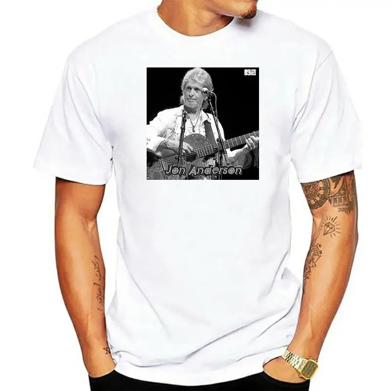 

Jon Anderson Yes Band Guitarist Legend Black T-Shirt Size S-3XL