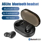 Наушники A6S Bluetooth Fone, беспроводные наушники Bluetooth с микрофоном, Спортивные Беспроводные стереонаушники, зарядная коробка 350 мАч