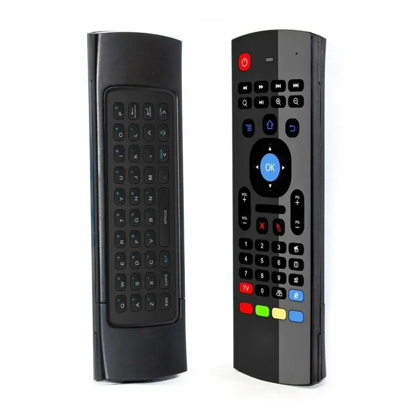 

Alpnun MX3 MX3-L backlit Air mouse remote control with 2.4G RF wireless keyboard For KM8 P X96 H96 Android TV Box