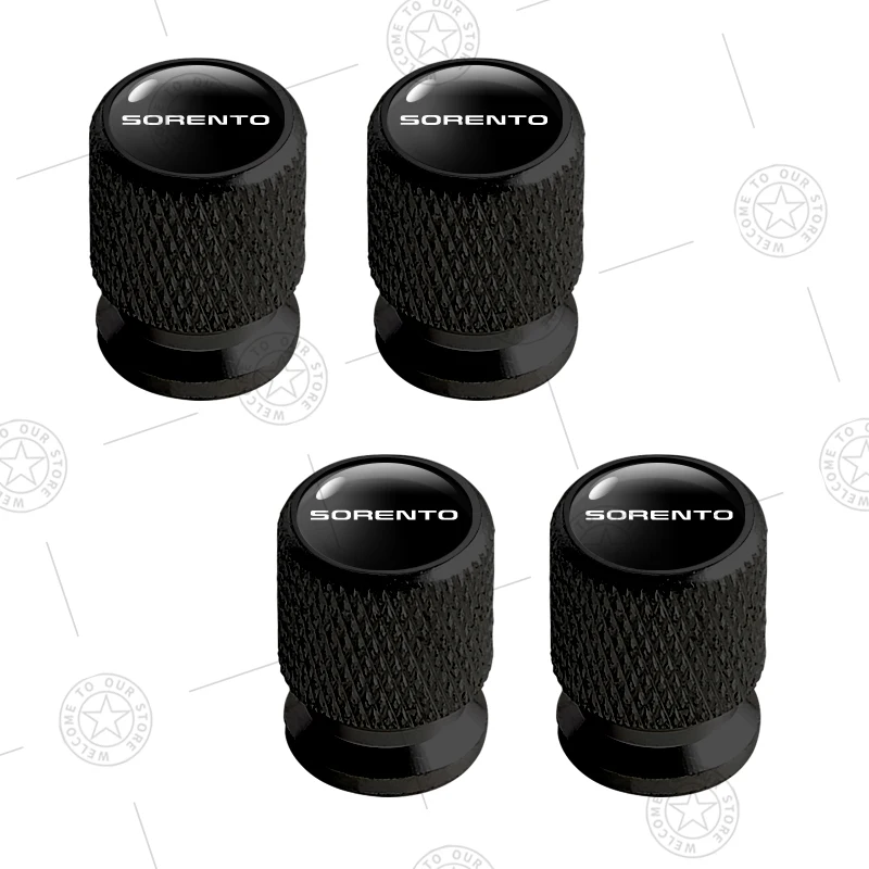 

4 шт. для Sorento Sportage Logo GT Line Venu Kona Rio Optima K5 K9 KX5, колпачки для клапанов шин автомобиля, шток воздуха, алюминиевые аксессуары