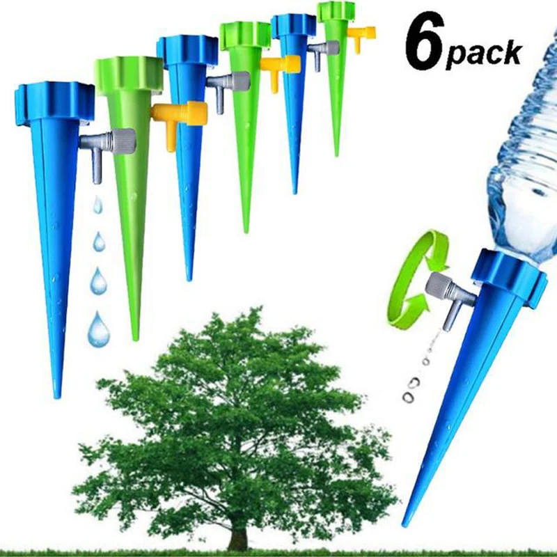 

6pcs Plant Sprinkler Automatic Irrigation Device Drip Flower Watering can Spike Tool for Plants Flower Indoor Household