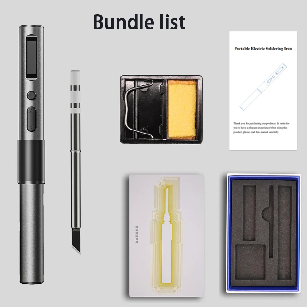 Портативный паяльник FM01 T65 65 Вт с регулируемой постоянной температурой