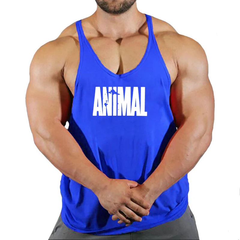 Brand Animal Gym Tank Top Men Fitness Clothing Men’s Bodybuilding Tank Tops Summer Gym Clothing for Male Sleeveless Vest Shirt images - 6