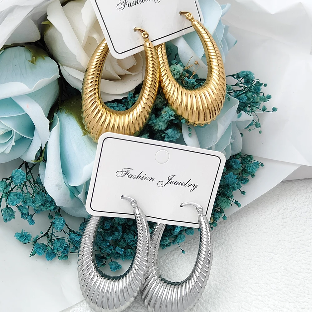 

Stainless Steel Woman Jewelry Small Hoop Earrings For Women Korean Earings Fashion Jewelry Accessories Free Shipping