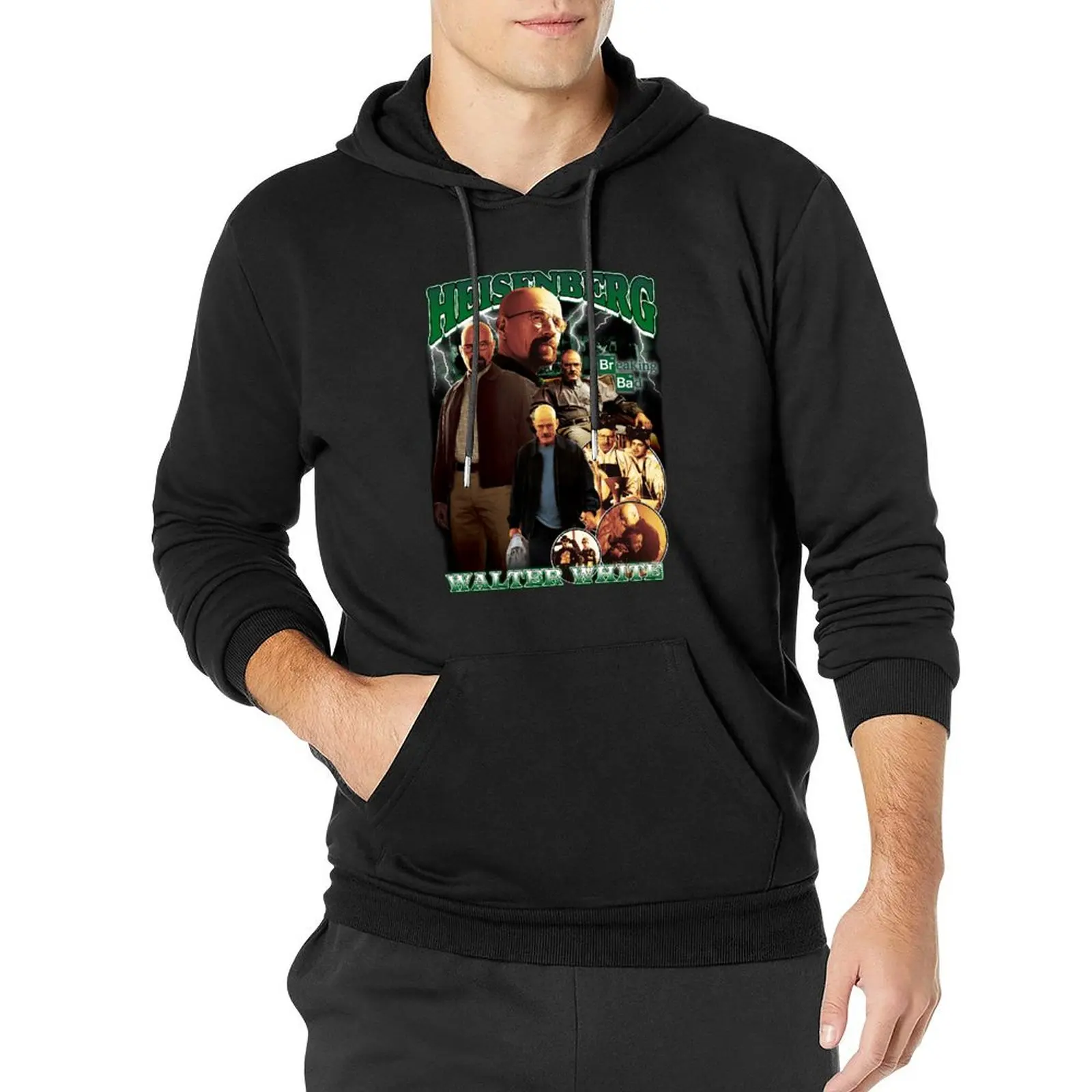 Heinsenberg walter white bb - Bootleg винтажный пуловер с капюшоном мужская одежда в стиле аниме