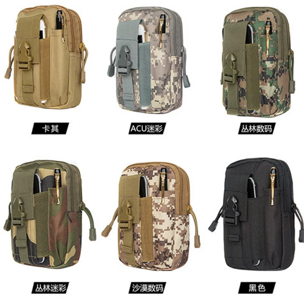 

Мужская тактическая поясная сумка, Маленький Карманный военный поясной кошелек для бега, мягкая Сумочка для путешествий, кемпинга