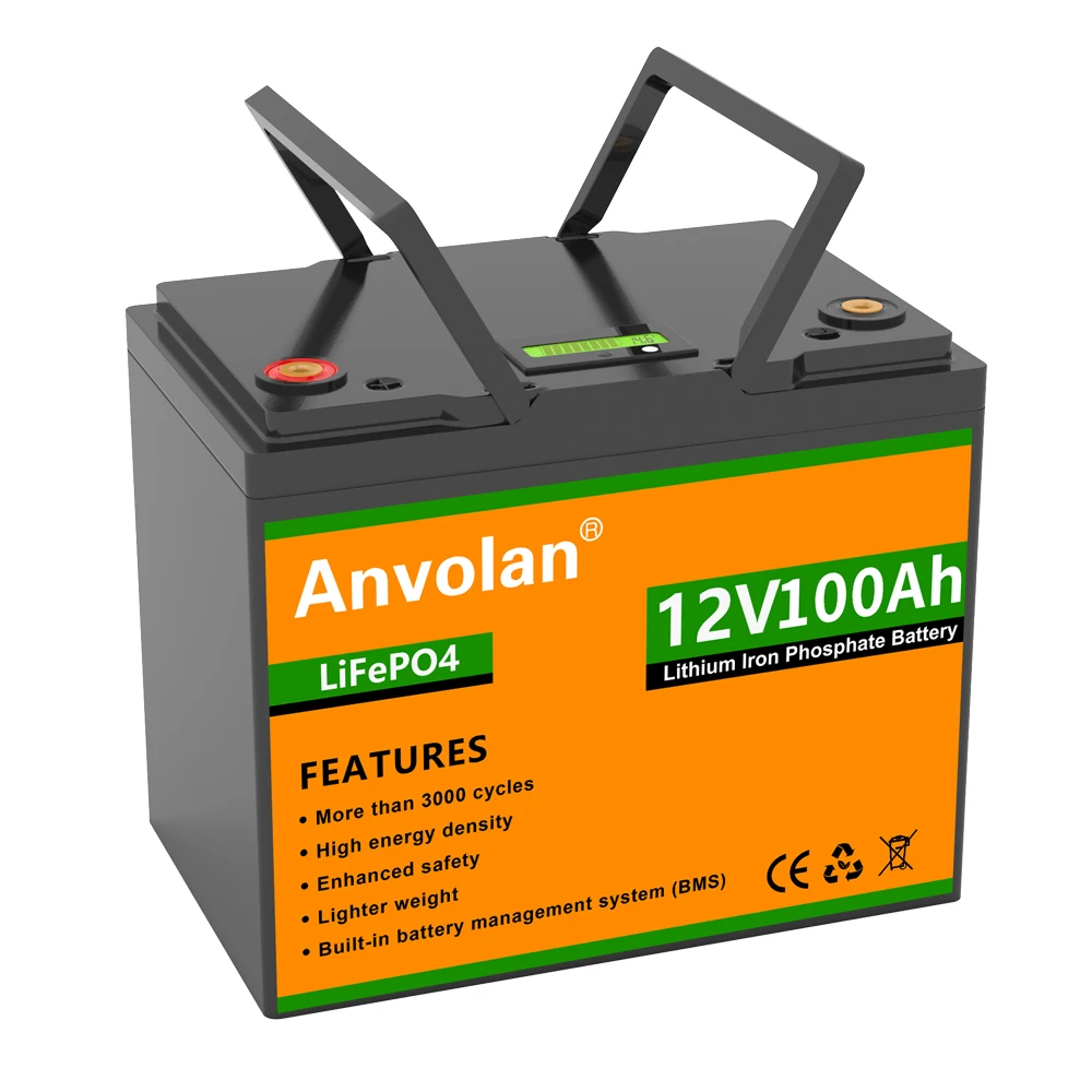 Литиевая батарея Lifepo4 10 кг 12 В 3000 Ач 1.2K фотобатарея для хранения солнечной энергии