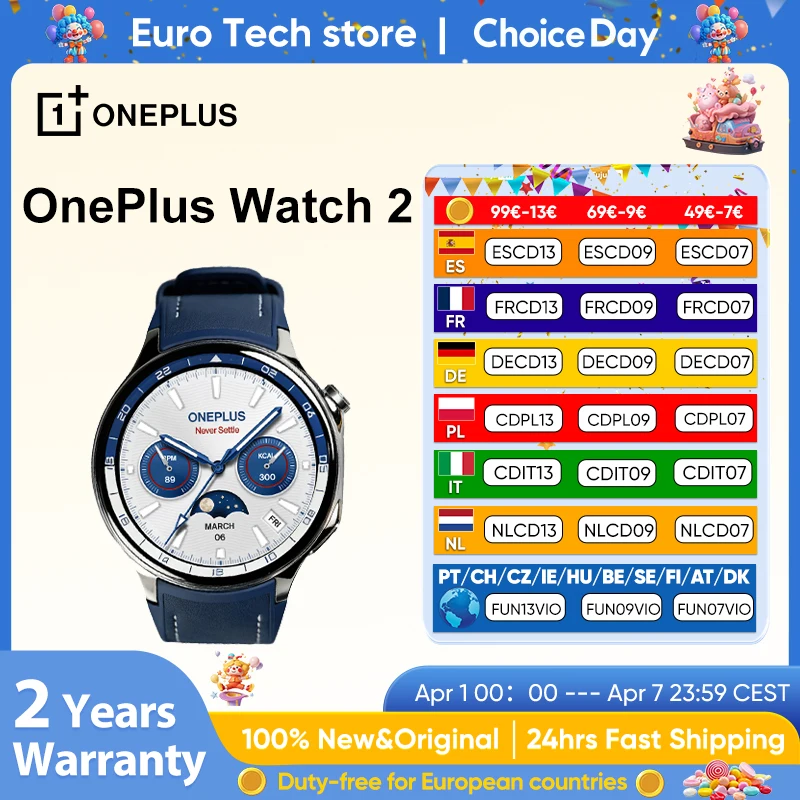 New Smartwatch OnePlus Watch 2 1.43