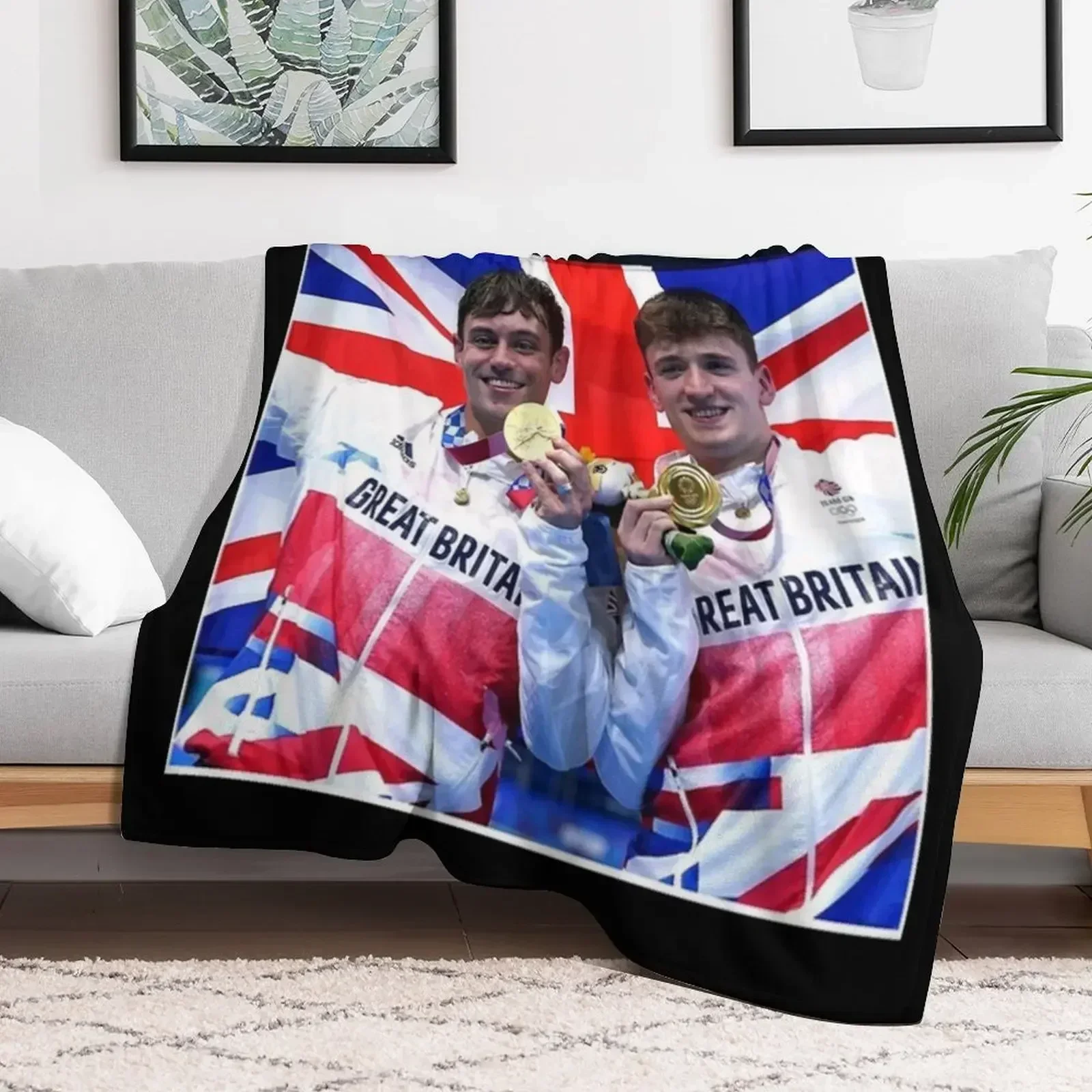 Одеяло Tom Daley одеяла для диванов туристические идеи подарков на День святого