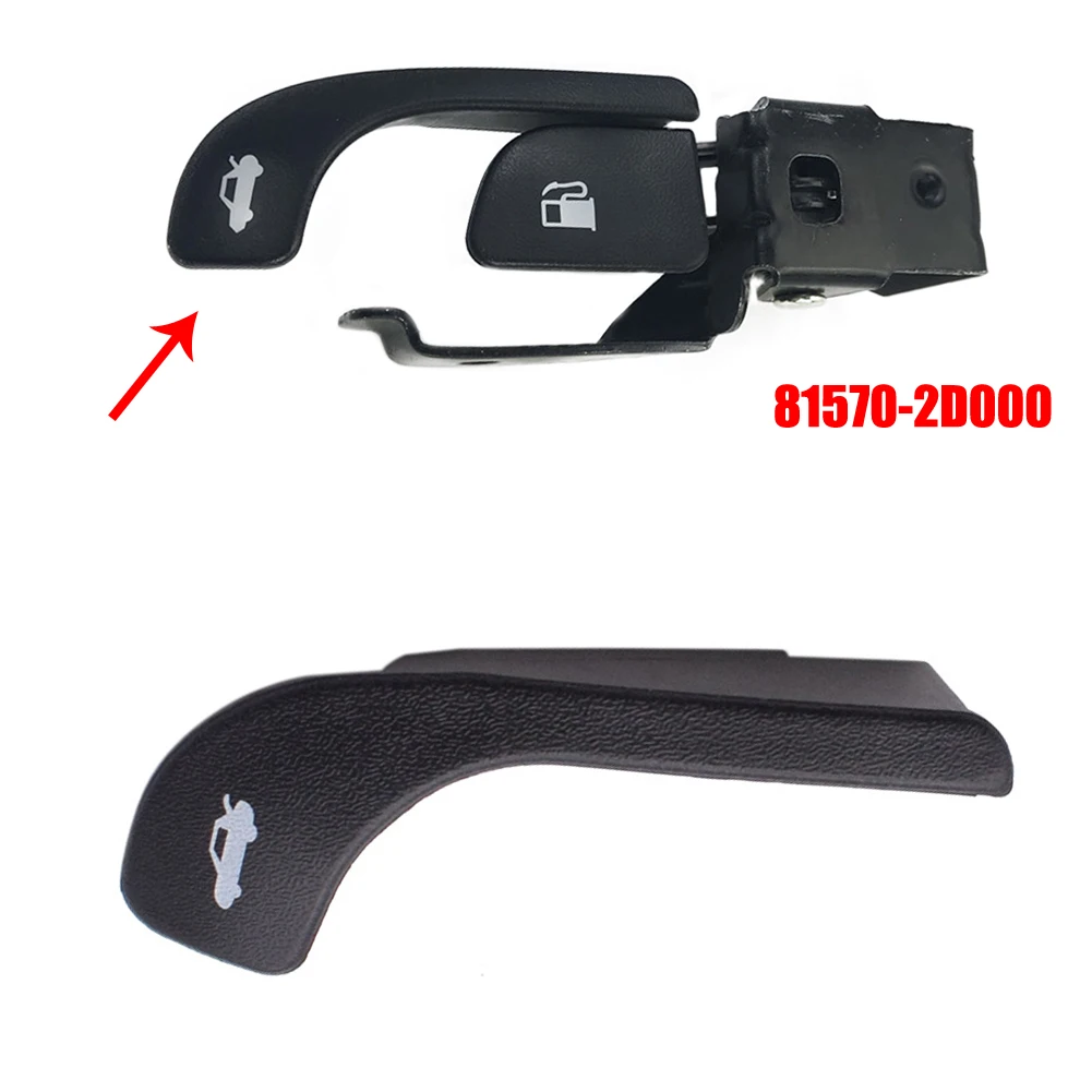 

Крышка для задней двери автомобиля 815701G000, дверная ручка OE:81570-2D00 0, пластиковая черная крышка багажника для Hyundai