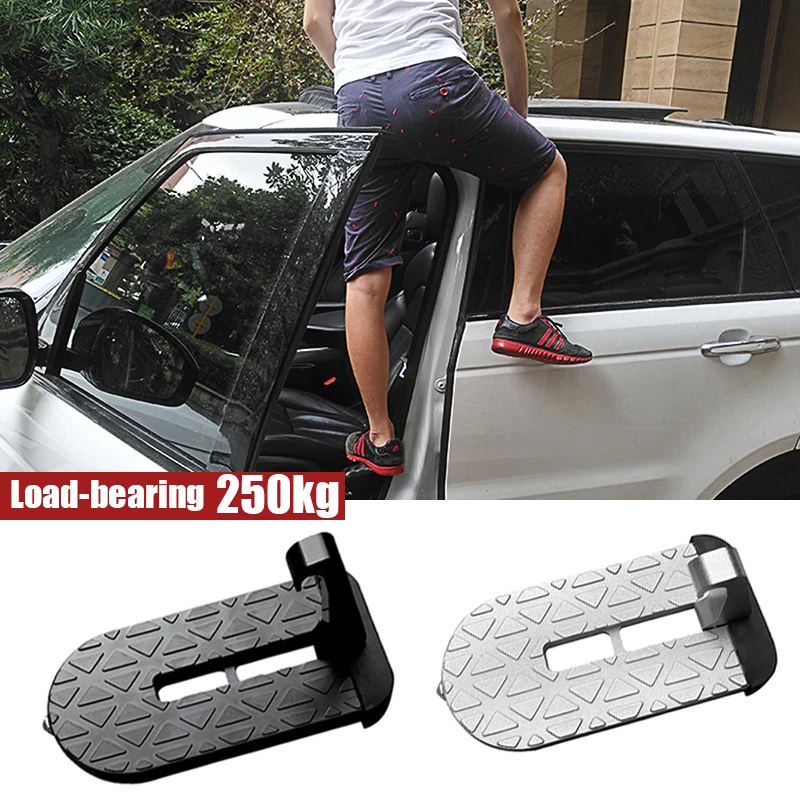 

Universal Car Door Step SUV Truck Foldable Roof Rack Step For Tesla BMW Toyota Hyundai Honda Volkswagen Porsche Pedals Accessory