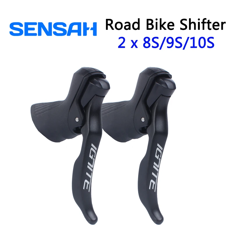 

SENSAH IGNITE Rennrad Schalthebel Schaltwerk 2x 8/9/10 Speed ​​Bremshebel 16/18/20 Speed