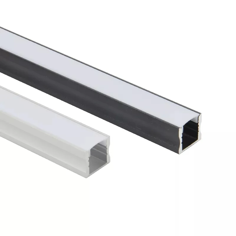 YANGMIN Free Shipping 3.3ft/1M 17x15mm Silver or Black U-Shape Internal Width 12mm LED Aluminum Channel System with Cover