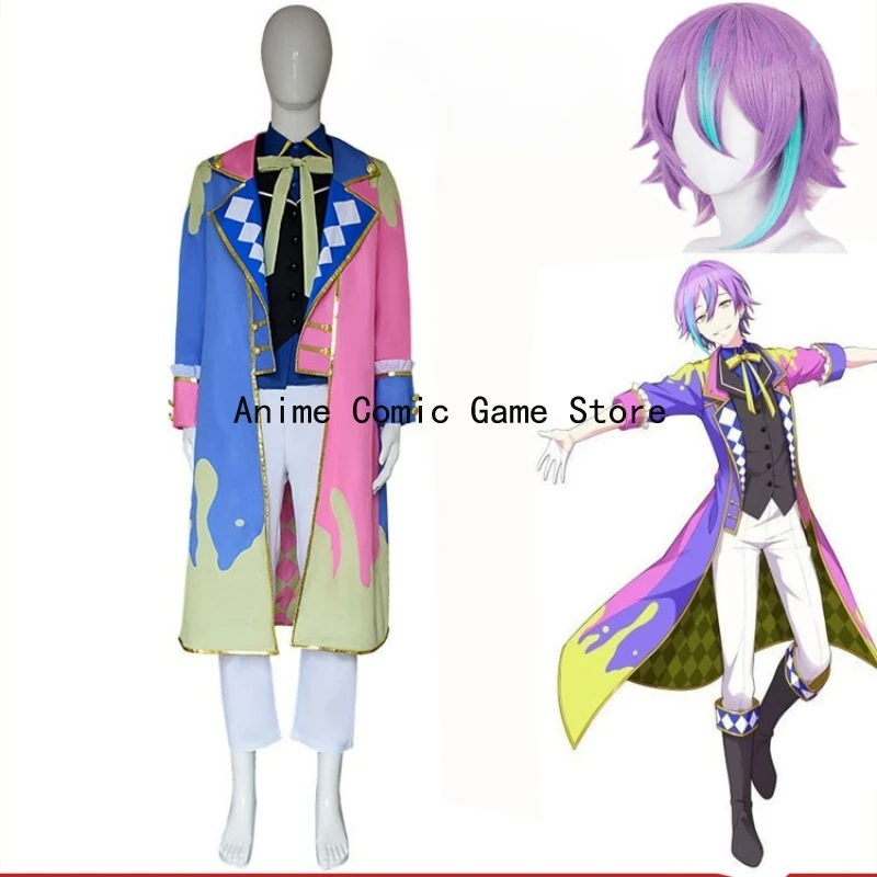 В наличии XS-2XL Камиширо Руи Косплей Костюм Парик Аниме Проект Sekai Красочные