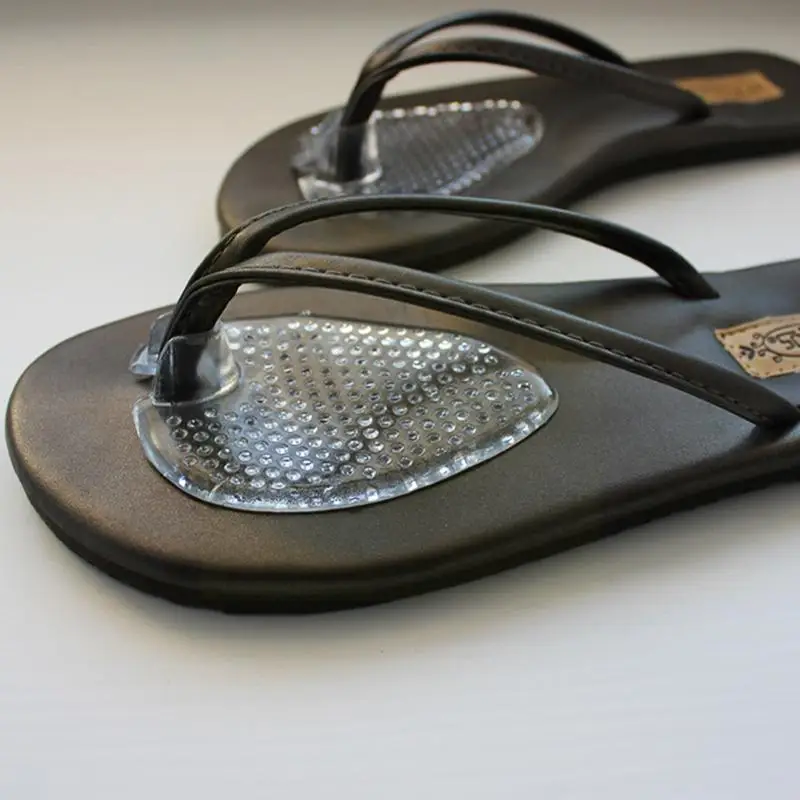 

1 Pair Silicon Gel Shoes Inserts shoe-pad Cushion non-slip Flip-flop Toe flop Massage Sandals Separator H3V8