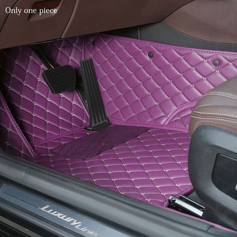 

WZBWZX Custom Leather Car Foor Mat 100％ For BYD All Models FO F3 SURUI SIRUI F6 G3 M6 L3 G5 G6 S6 S7 E6 E5 Auto Accessories